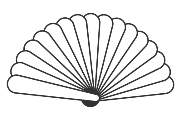 Download Cooling Fan. Folding Paper Oriental Line - Oriental Collection
