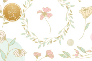 Download Spring Flower Clipart Set in Pastels - Flower Collection