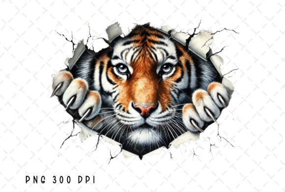 Download Tiger Face Tigers Scratch Watercolor PNG - Watercolor Collection
