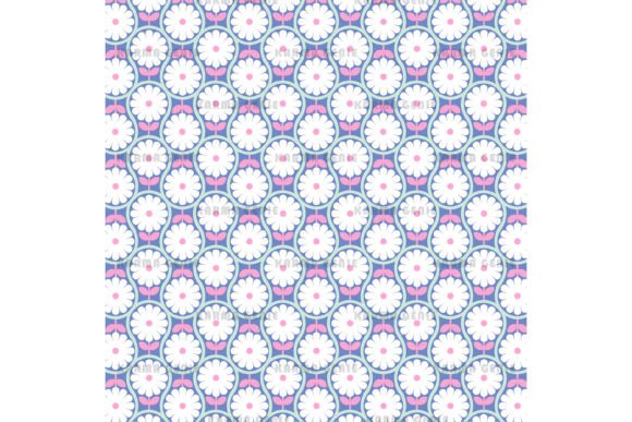 Download White Daisy Flowers Retro Background - Flower Collection