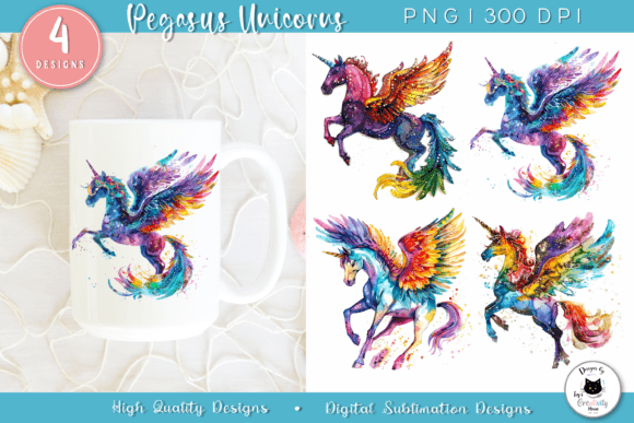 Download Pegasus Unicorn Clipart | Mythical PNG - Unicorn clipart Collection