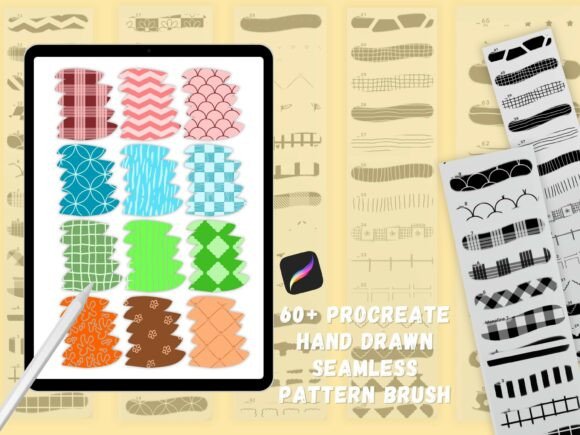 Download 60+ Procreate Seamless Pattern Brushes - Brush Collection