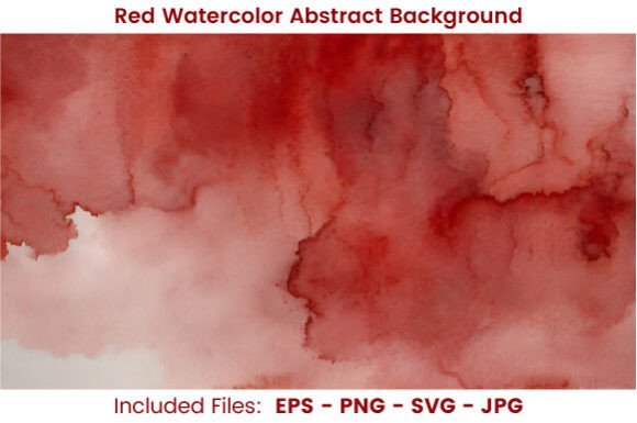Download Red Watercolor Abstract Background - Watercolor Collection
