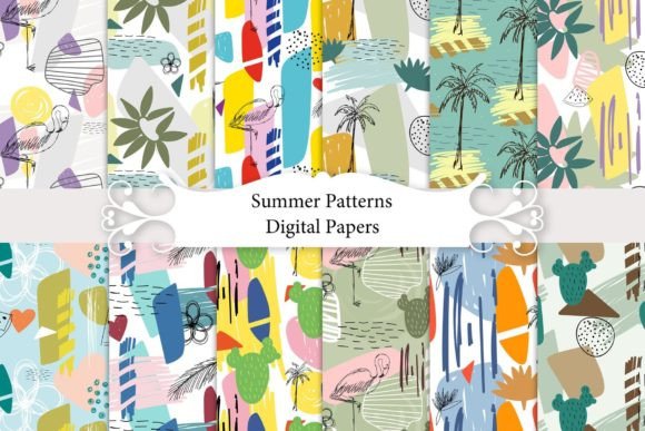 Download Summer Digital Papers. - Summer digital papers Collection