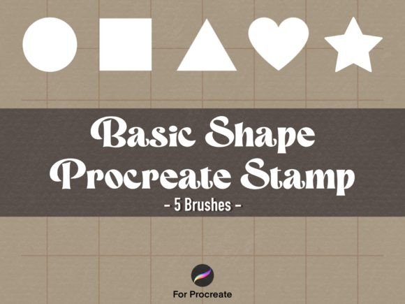 Download 5 Basic Shapes Procreate Brush Stamp - Brush Collection
