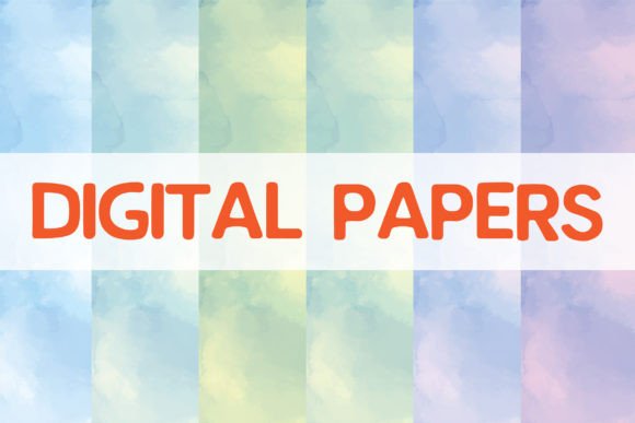 Download Watercolor Background Digital Papers - Watercolor Collection