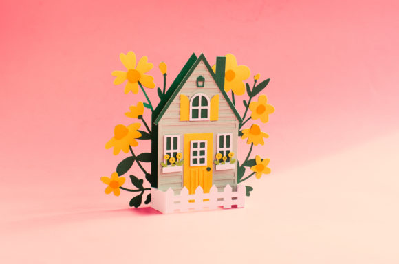Download Flower Cottage Box Card - Flower Collection
