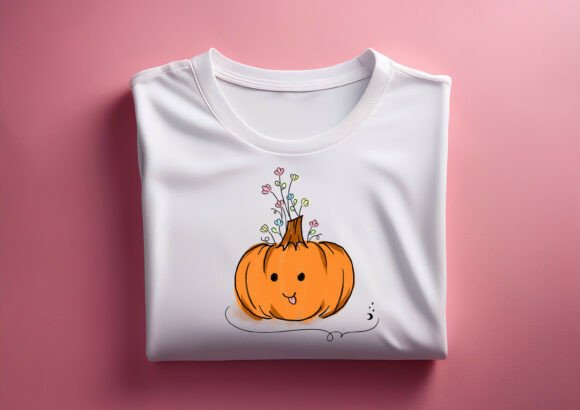 Download Cute Pumpkin Clipart with Flowers - Flower Collection