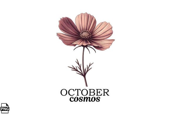 Download Birth Month October Cosmos Flower - Flower Collection